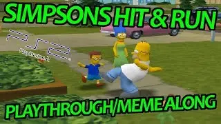 Simpsons Hit & Run Classic PS2 Playthrough And General Simpsons Meme-Athon 2K Stream