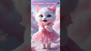 Cute kitten love 🌸🐾 #cutecat #catvideo #feelgoodcontent #gatos #wholesome #kittenlove #Shorts