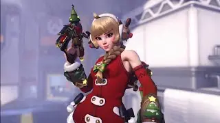 NEW! Cozy Juno skin Gameplay - Overwatch 2 Season 20 Winter Wonderland