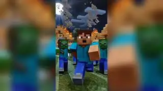 From Zero to Hero! 🗡️ Steve Saves the Village(Minecraft animation)