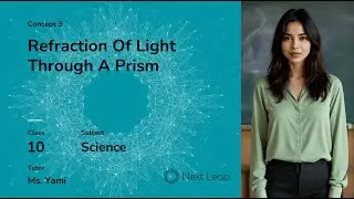 Refraction Of Light Through A Prism | Class 10 Biology | The Human Eye and the Colourful World