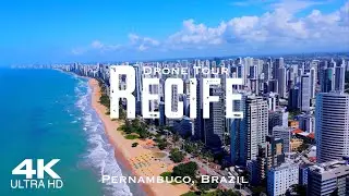 RECIFE 🇧🇷 Drone Aerial 4K | Pernambuco Brazil Brasil