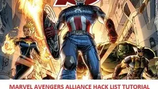 MARVEL AVENGERS ALLIANCE HACK TUTORIALS