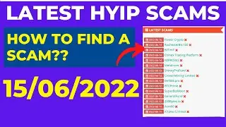 LATEST HYIP SCAMS | SAVE YOURSELF FROM THE NEXT ONE | NO MORE LOSS