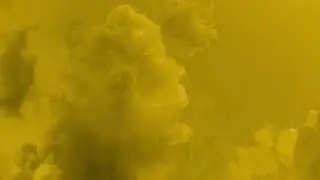 Yellow Clouds Video Overlay. Stop Motion Yellow Cloud Texture Background Looping Video Clip
