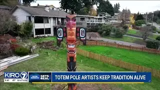 Western Washington Gets Real: Totem pole artist keeps tradition alive