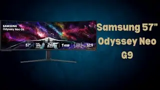 Ultimate Ultra-Wide Gaming Setup 57&rdquo; Dual 4K | 240Hz, 1ms, DP 2.1 | Samsung Odyssey Neo G9