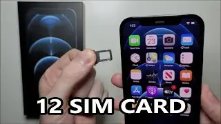 iPhone 12 / 12 Pro Как вставить / извлечь SIM-карту!