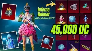 Forest Elf Set & Infero Helmet crate opening 😍🔥Video #battlegroundsmobileindia @AGodAmritYT
