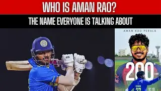 Who Is Aman Rao? 🤯 | Hyderabad Opener Smashes Double Hundred (200) vs Bengal