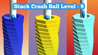 Stack Crush 🤪🤪Ball Game Level -9 | Master King || #shorts #stackcrushball #masterking