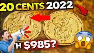 2022 South Africa 20 Cents Coin Worth $985? 😱 | Rare Error Coin Value Explained