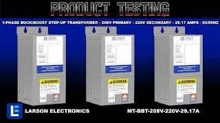 1-Phase Buck/Boost Step-Up Transformer - 208V Primary - 220V Secondary - 29.17 Amps - 50/60Hz