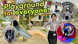 [ENG] FREE PLAYGROUND FOR KIDS & ADULT AT NMoQ | Qatar totalenergies playground walkthrough 🇶🇦