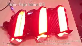 LAB TESTING - Mustang Tail Light Triple Amber Triple Red LED Upgrade Kit - EURO AUS UK