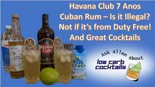 Havana Club 7 A&ntilde;os Cuban Rum - Is it illegal? Not if from Duty Free and Great Cocktails 2025E018