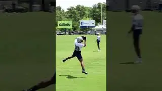 Drake Maye to Kayshon Boutte     Day 3 of #Patriots OTAs