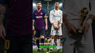 Messi vs Cristiano Ronaldo ⚽ Quem foi o melhor? | Compara&ccedil;&atilde;o completa 2025 #messi #cr7 #futebol #gol