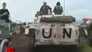 Raw Video: Thousands Flee Rebel Forces in Congo