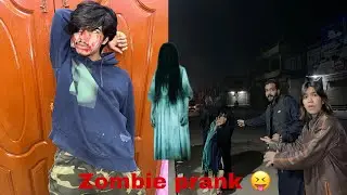 Dua family k sth zombie prank Kia 😝