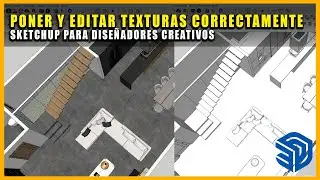 TEXTURAS EN SKETCHUP TONOS ESCALAS Y MAPEOS