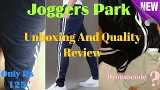 Joggers || jogger park | Unboxing jogger park and quality review हिंदी || joggers in India