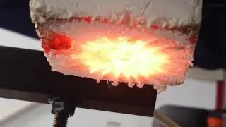 High-temperature thermal tests by a plasma jet with a temperature of over 5000 &deg; C (Example 1)