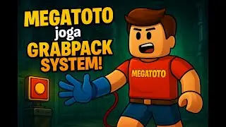Usei o GrabPack no Roblox! Estilo Poppy Playtime! 🖐️