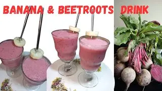 Banana & Beetroot Healthy Drink | Boost Energy, Glow Skin & Detox Naturally