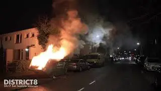 Opnieuw brand gesticht in afzetcontainer Multatuliweg Delft