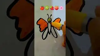 Butterfly 🦋 colour drawing #shorts #art #coloring #trending  @Jeni_Art2.0 @artforyou1