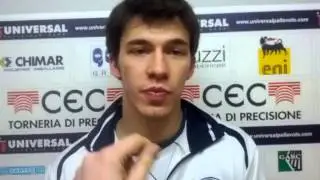 Luca Bigarelli, opposto della Cec Carpi dopo il 3-1 su Conselice
