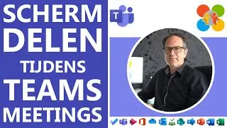Scherm delen en overzicht houden tijdens een Teams vergadering (incl gebruik 2e scherm en mobiel)