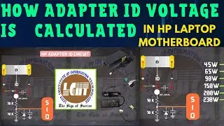 How Adapter ID Voltage is Calculated in HP Laptop Motherboard |  Laptop Chip Level Training Delhi