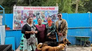 Donation for street dogs by Chandra Kala Imahang at Shree’s Animal Rescue Nepal 🙏