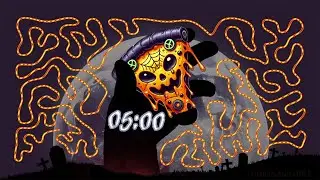 5 Minute Halloween Pizza 🍕 Timer Bomb 💣