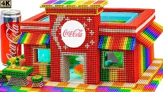DIY - Build Amazing Coca Cola Shop Aquarium With Magnetic Balls | Making By Magnet Satisfying