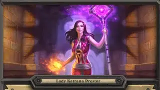 Hearthstone - NEW HERO Lady Prestor (Onyxia) Emotes and Animations