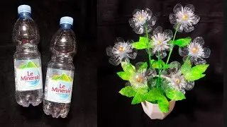 Bunga Bening dari Botol Plastik Le Mineral