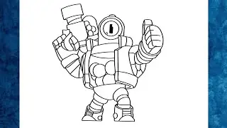 COMO DESENHAR RICO DO BRAWL STARS