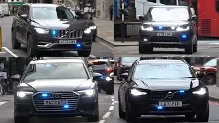 **COUNTER TERRORISM** Units Urgently responding BTB in various Unmarked cars on big Operation