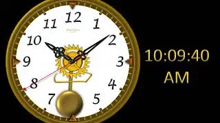 Live Time Clocks in PowerPoint PPT Slides (Hour, Minute & Seconds Needles) Free Download PPT Files