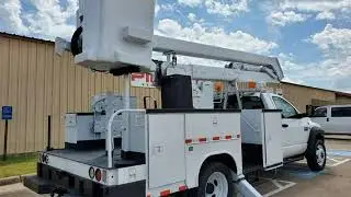 2009 Dodge Ram 5500 MATERIAL HANDLER 42 BUCKET TRUCK ST Used Commercials - Irving,TX - 2019-08-27