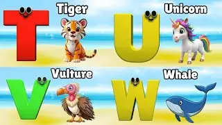 Alphabet Animals Song | Learn the ABC Alphabet Animals Song for Kids | ABC Alphabet Phonics Song