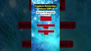 Frequ&ecirc;ncia Restauradora Noturna 432 Hz #sleep #sleeping #432hz #frequency #binaural #deepsleep #hert