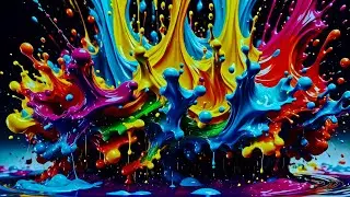 🤔Living Rorschach Screensaver Test 4 Your Screen, Digital Canvas Background You've Been Waiting For