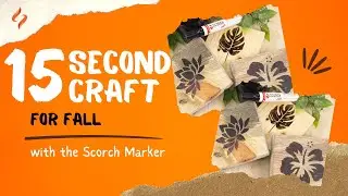 Leaf design with wood finish #shorts