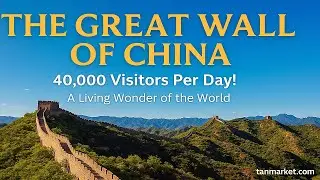 The Great Wall of China: 40,000 Visitors, Views & a Living Wonder of the World! #greatwall #china