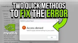 🔧NVIDIA PANEL: HOW TO FIX 