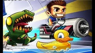 Jetpack Joyride #6 Мультфильм Игра про ГЕРОЯ Барри надевшого Реактивный ранец #Мобильные игры